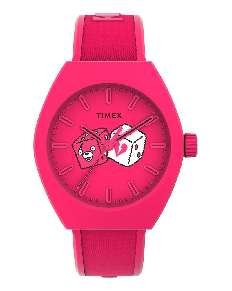 Timex Men's Trend X Fortnite 40mm Quartz Watch Pink Accessories > Jewelry Pink