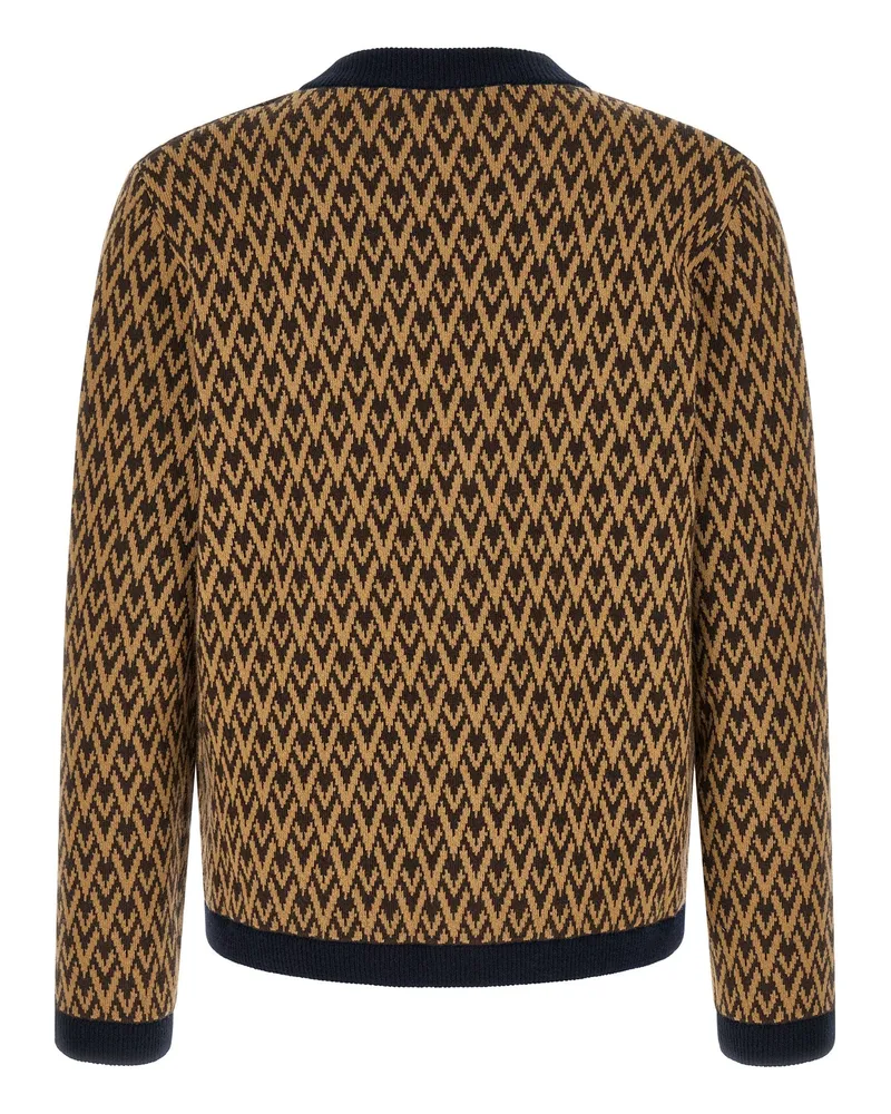 Valentino Garavani Toute La V Cardigan Camel