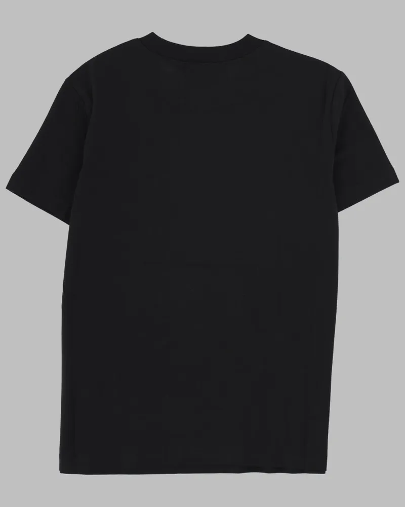 Versace Jeans Women's T-Shirt With Butterfly Emblem Black Cotton T-Shirts And Polos Black