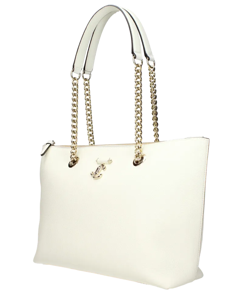 Jimmy Choo Women's White Leather Shoulder Bag White
