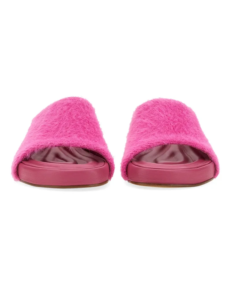 Jacquemus Knit Polyamide Sandals — Pink Pink