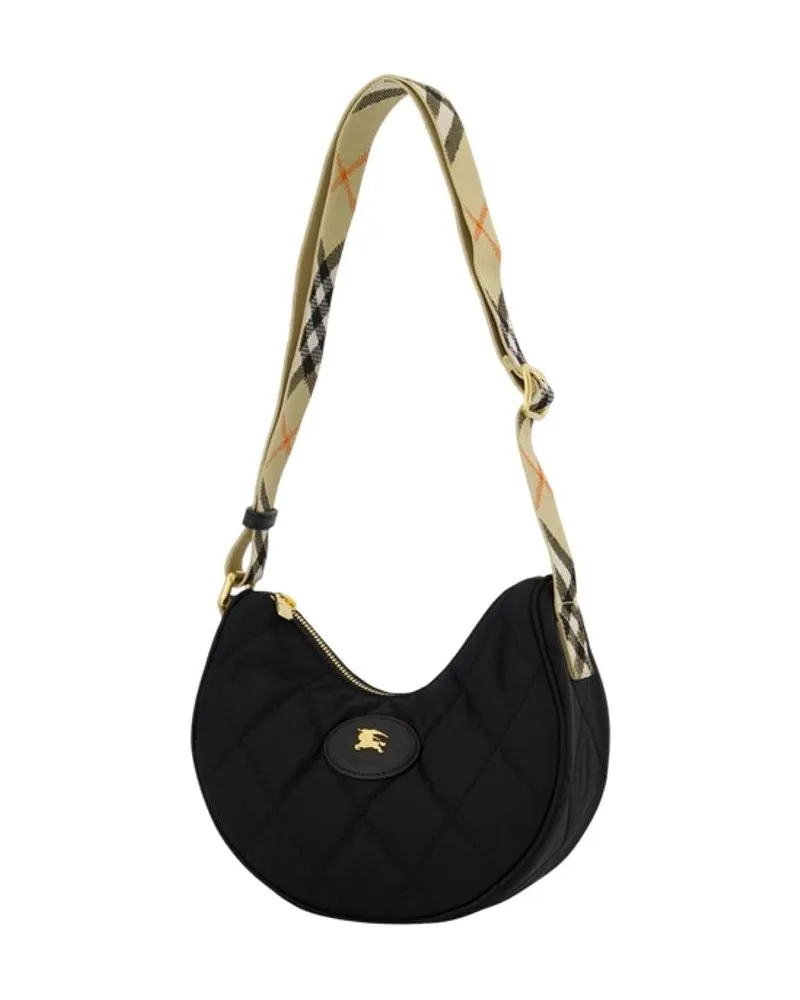 Burberry Women's Ll Horseshoe Crossbody Bag Black Synthetic Black