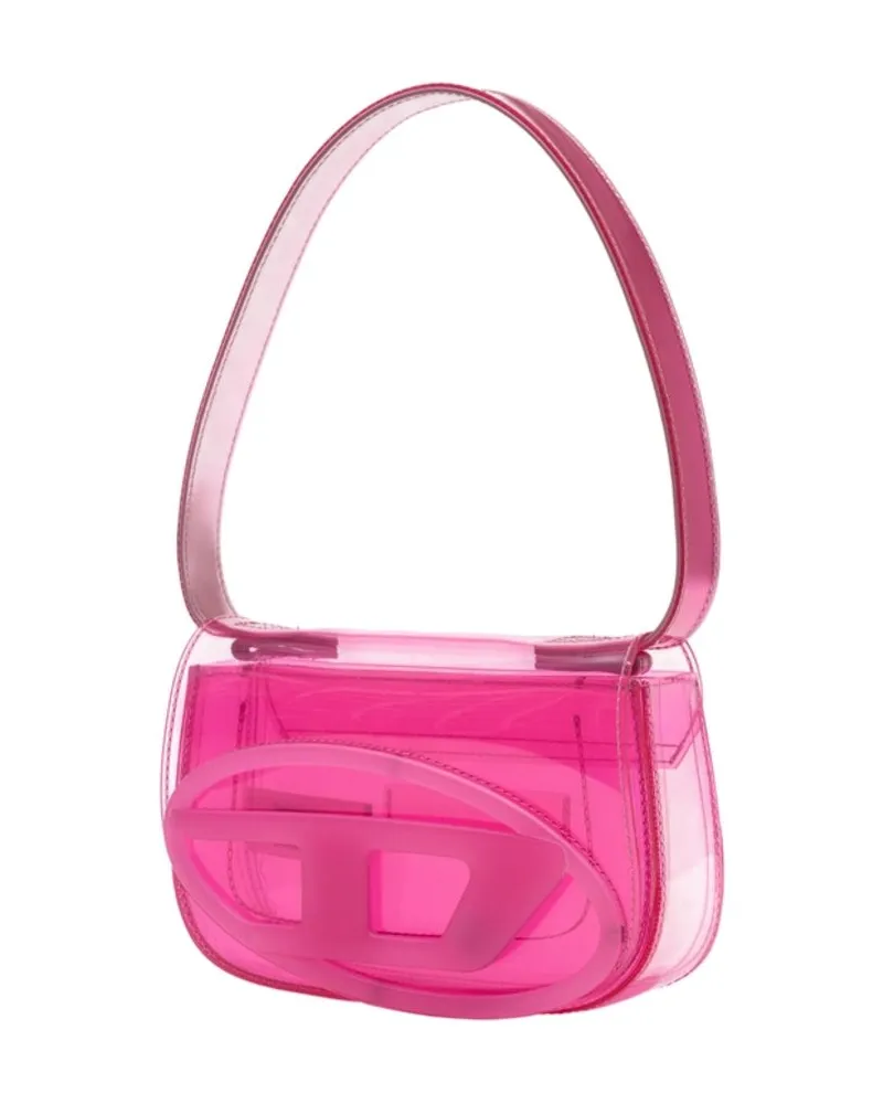 Diesel Women's 1dr Shoulder Bag -  Synthetic Pink Shoulder-Hobo-Bags Pink