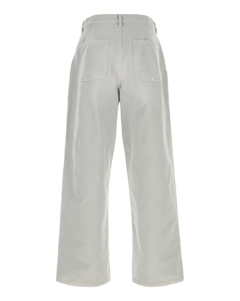 Maison Margiela Men's Pockets Trousers Gray Cotton Gray