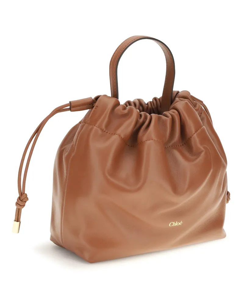 Chloé Women's Shoulder Bag Icons Leather Blushy Brown Lambskin Brown