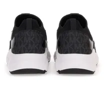 Polyester Blend Sneaker — Black