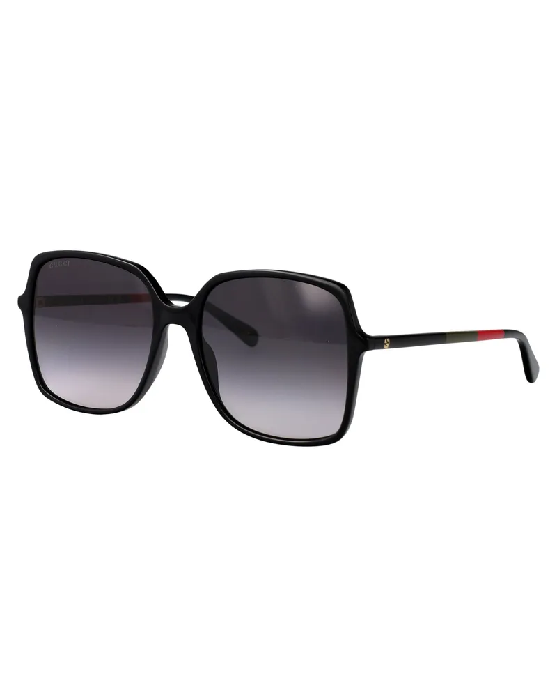 Gucci GG0544S Square Acetate Sunglasses — Black Black