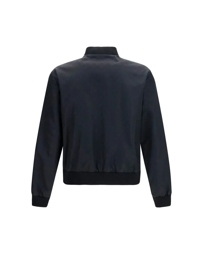Gucci Men's Black Polyamide Bomber Clothing Black