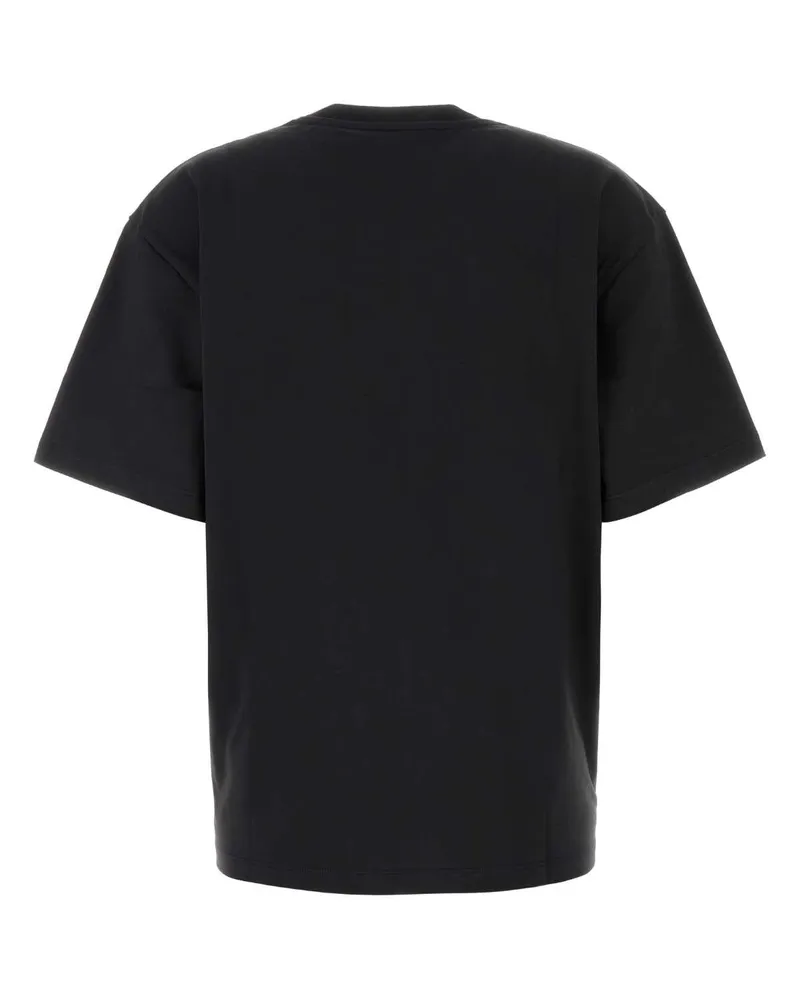 Ganni Cotton T-Shirt — Black Black