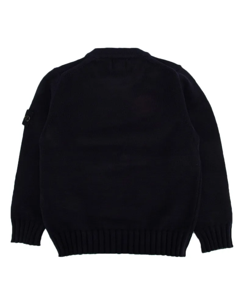 Stone Island Boys' Maglia Navyblue Co Ee Maglie Sweater Navy
