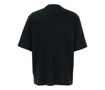 Front Print T-Shirt — Black