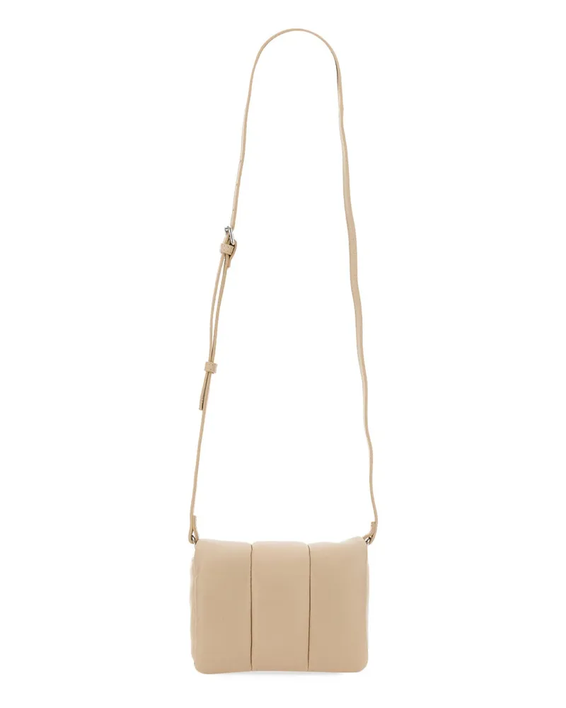 STAND Women's Adjustable Shoulder Bag Ivory Leather Ivory