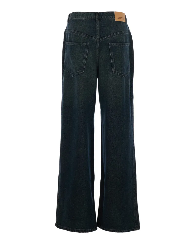 Isabel Marant Women's Jeans Rodayna Blue Denim Lyocell Blue