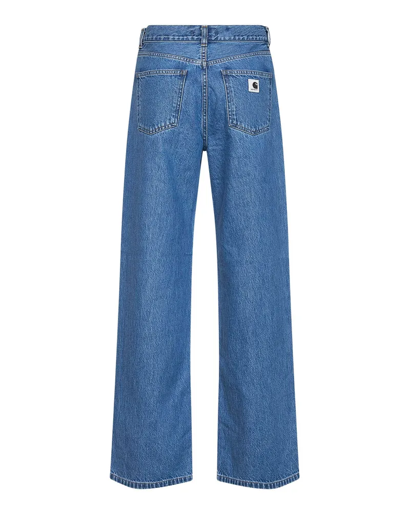 Carhartt WIP Women's Jeans W Jane Loose Fit Blue Viscose Blue
