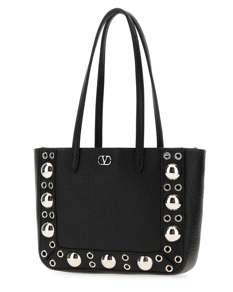 Valentino Garavani 7w2b0r89mjl 0no Nero Calf Leather - Bos Taurus Borse A Mano Bag Black