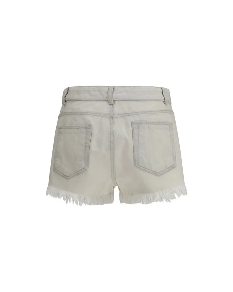 Rick Owens Women's Beige Cotton Bermuda Shorts Beige