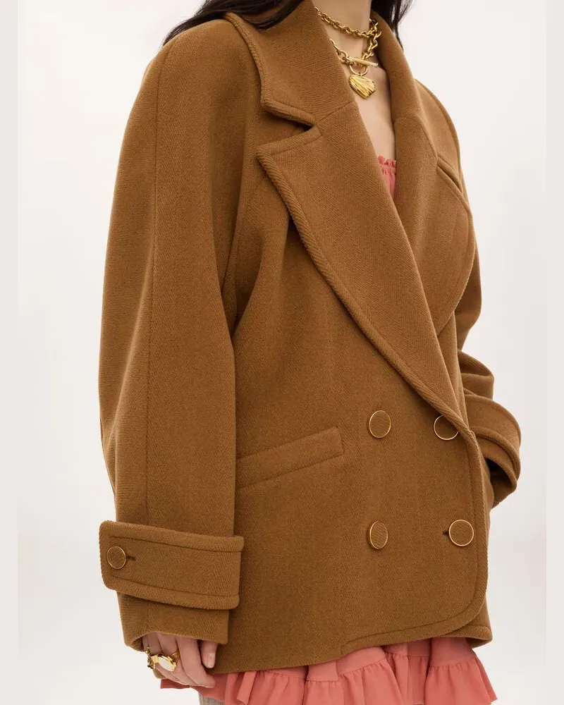 Chloé Blazer — Camel Camel