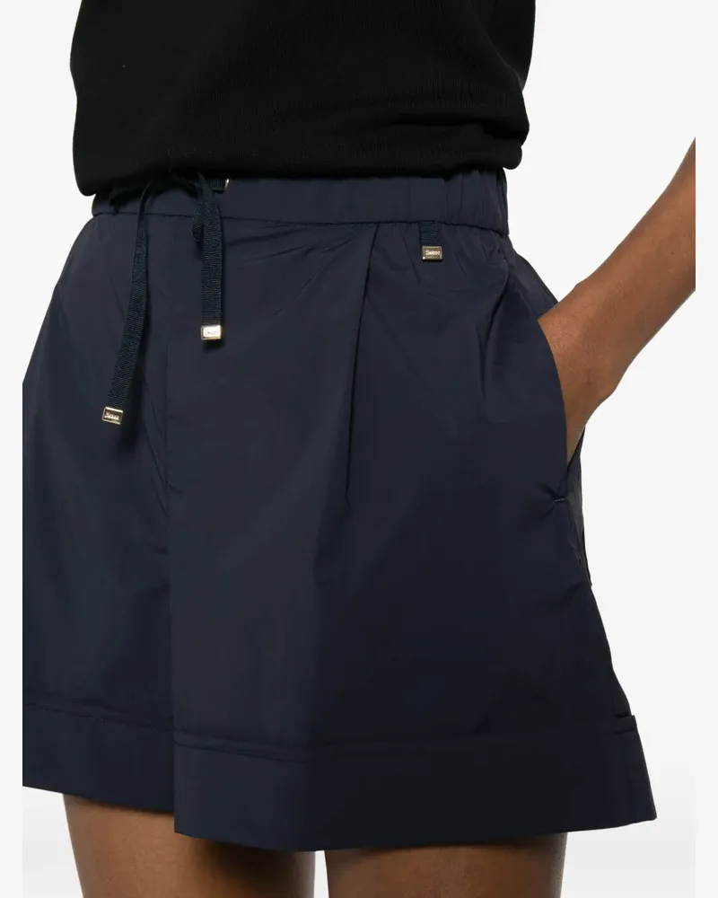 Herno Women's Drawstring-Waistband Shorts Ss26 W Navy