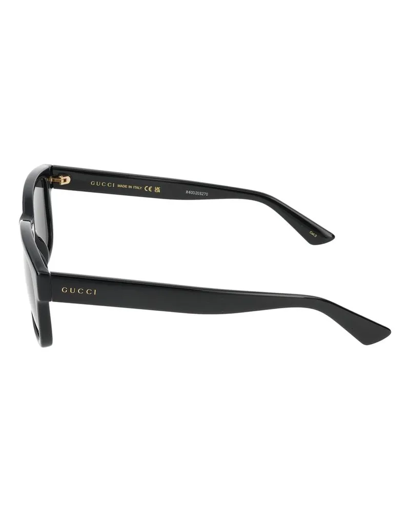 Gucci Men's Sunglasses Gg1583s 001 Black Grey 18-145 Injected Black