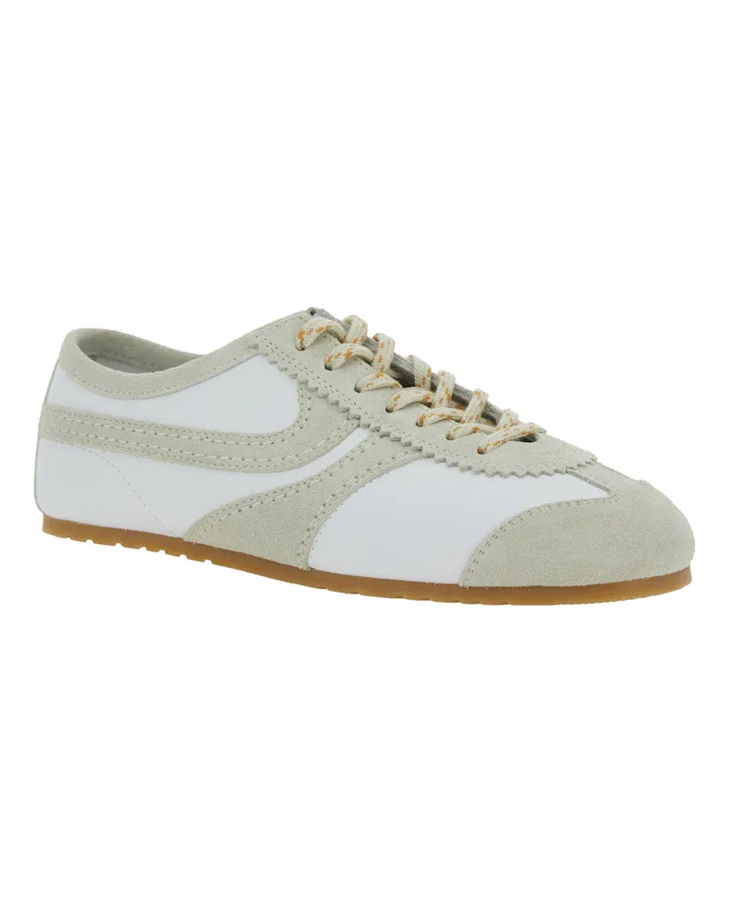 Dries van Noten Women's Low Top Sneaker Leather White Trainers White