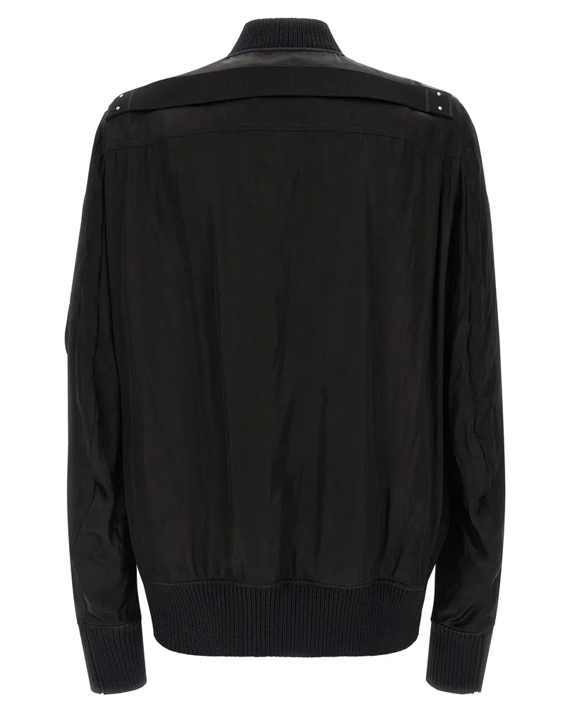 Rick Owens Bomber Jacket — Black Black