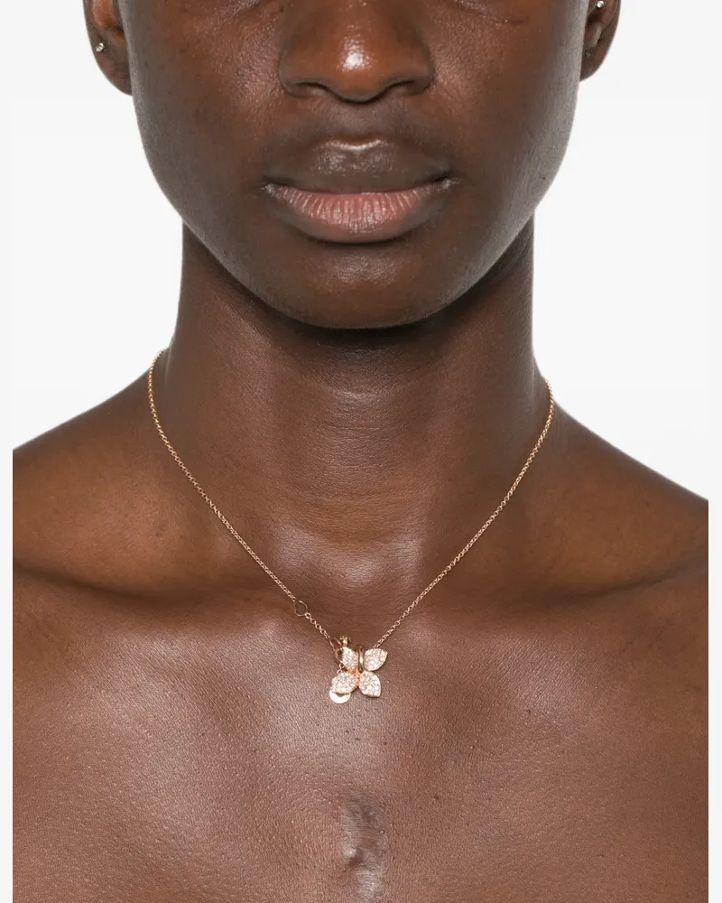 Pasquale Bruni Women's 18kt Rose Gold Diamonds Necklace Ss26 W Rose