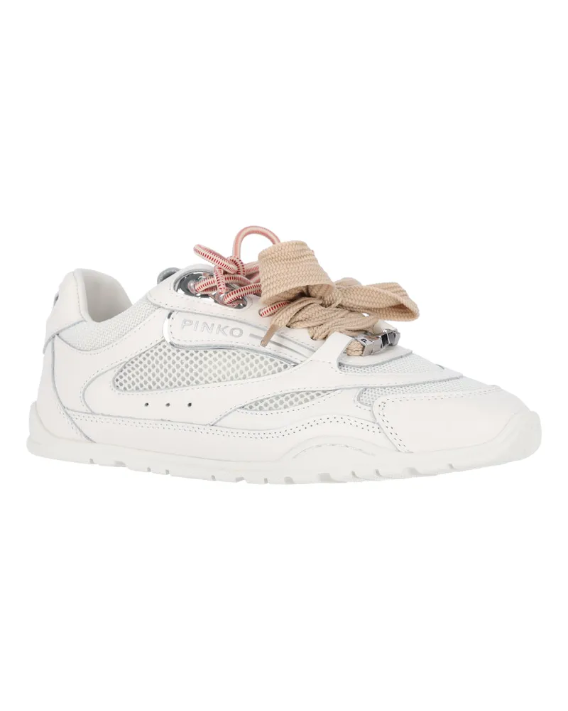 Pinko Women's Sneakers White Upper: Cow Leather White
