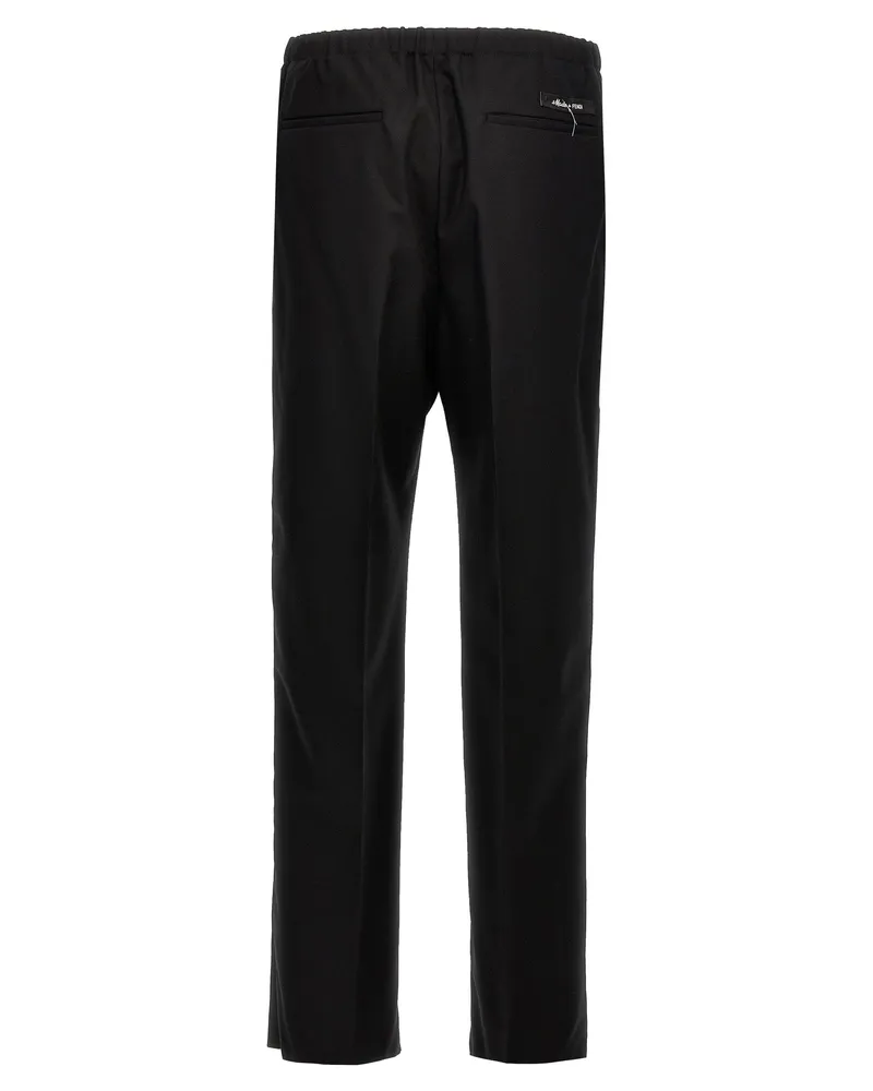 Fendi Cool Wool Trousers — Black Black