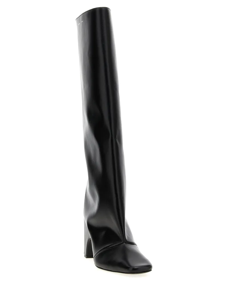 COPERNI Women's Black Cowhide Over The Knee Shoe Black