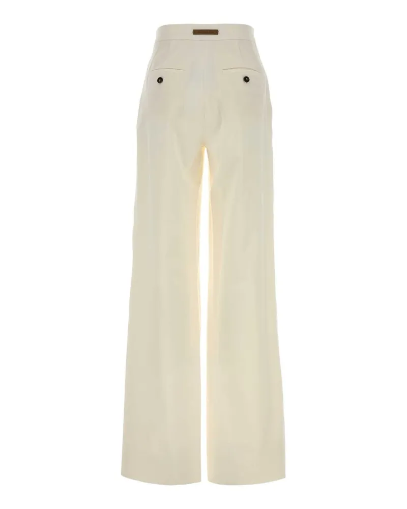 Max Mara Dentice Trousers — White White