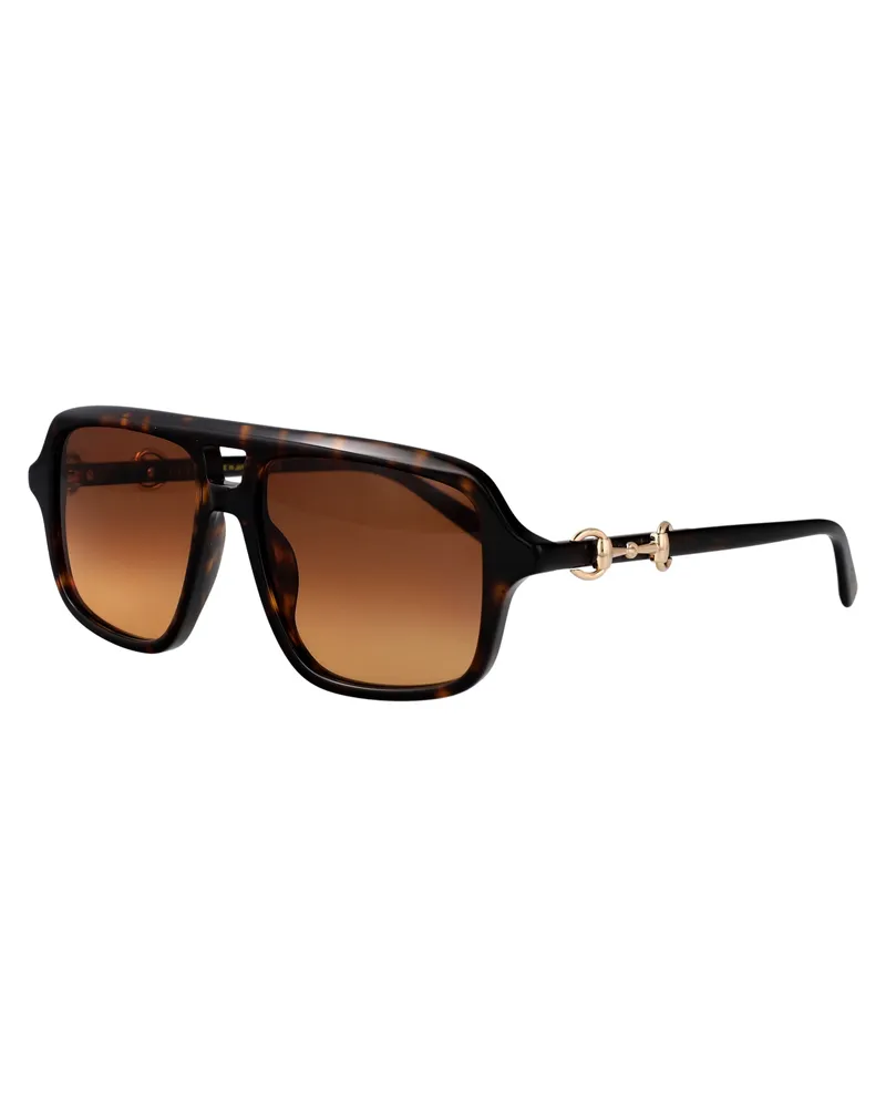 Gucci GG2052S Havana Acetate Sunglasses — Brown Brown