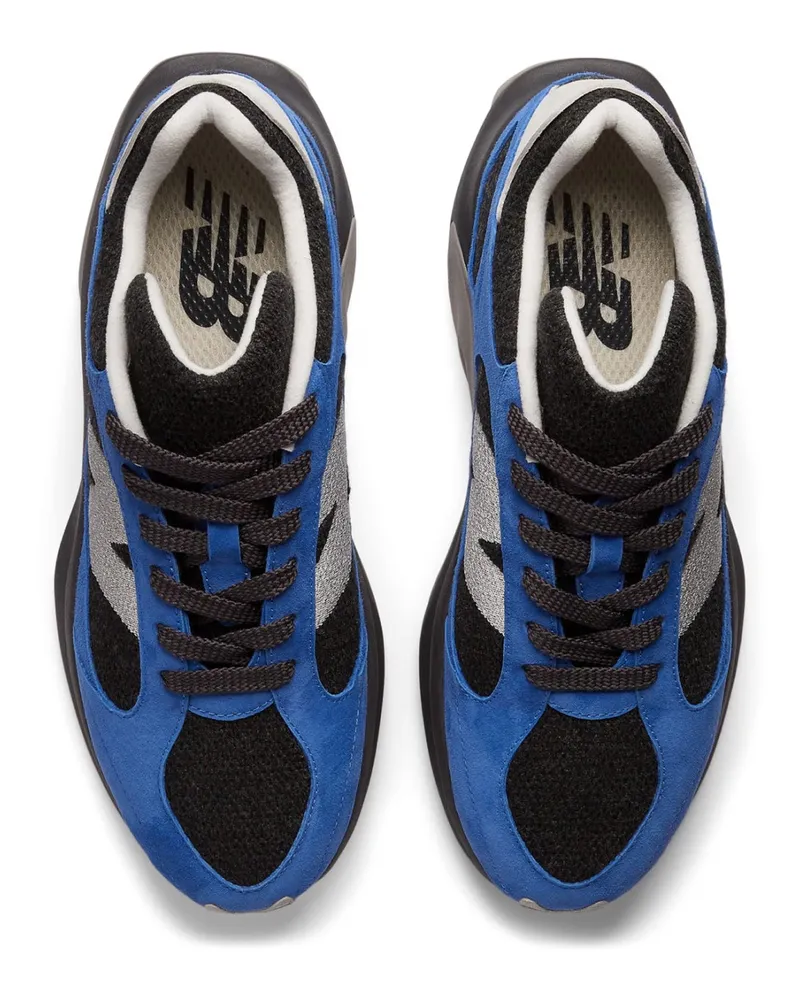 New Balance Men's Wrpd Runner Sneaker Blue Suede Mesh Rubber Blue