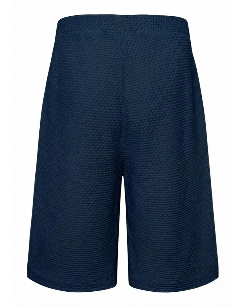 Emporio Armani Men's Shorts Blue Polyamide Navy