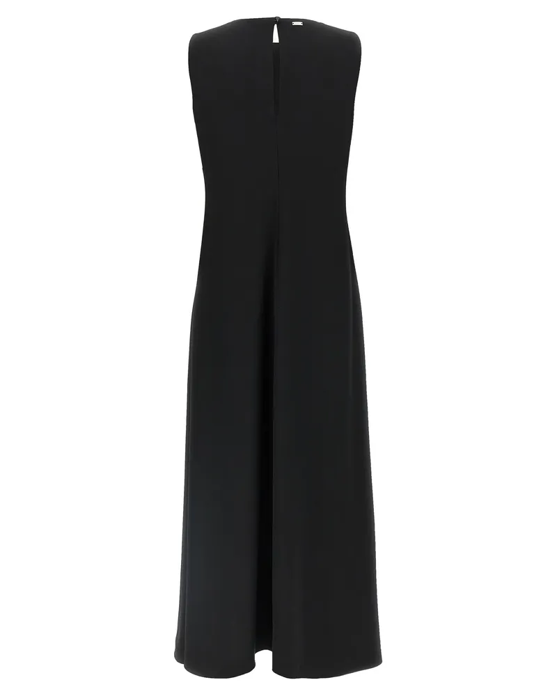 Herno Women's Black Polyester Long Dress Black