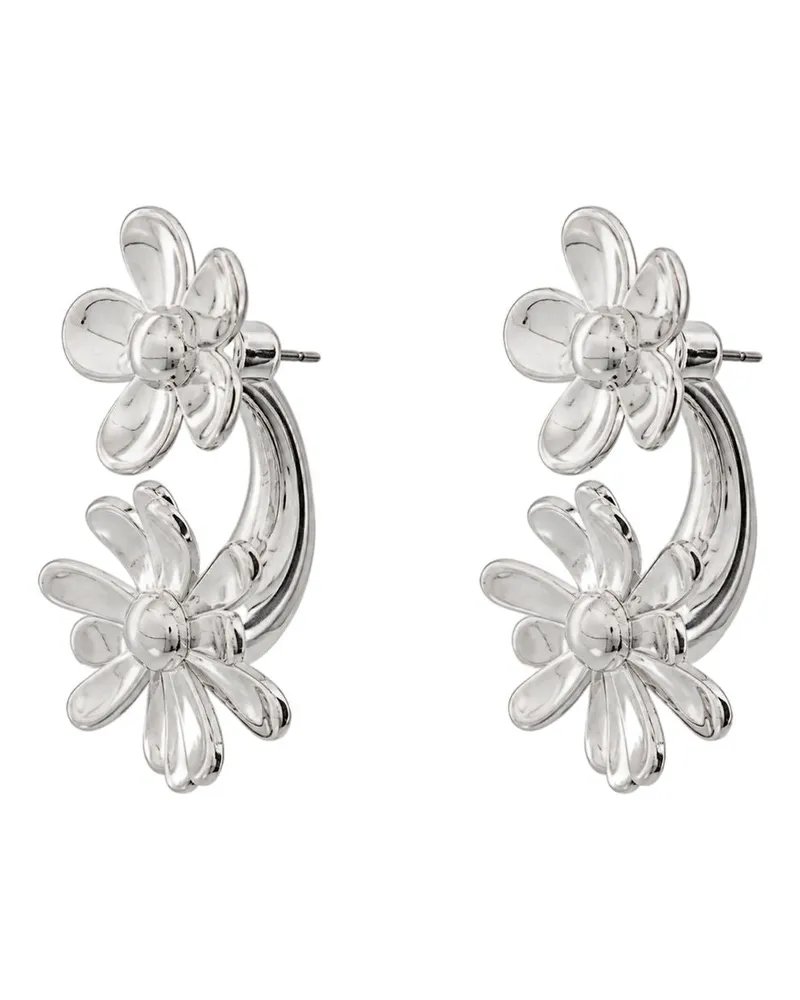 Marc Jacobs Women's Daisy Wild Statement Earrings -  Metal Silver Jewelry-Watches Silver