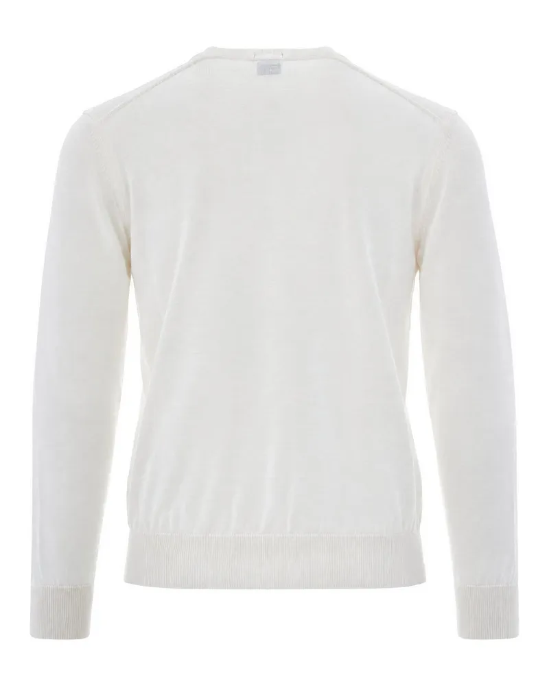 HUGO BOSS Virgin Wool Sweater — White White