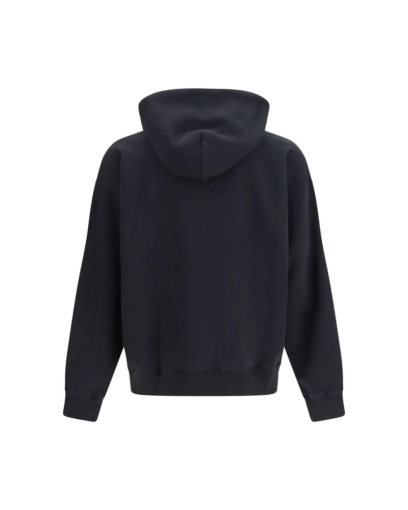 OFF-WHITE Men Black Cotton Sweatshirt Clothing Black