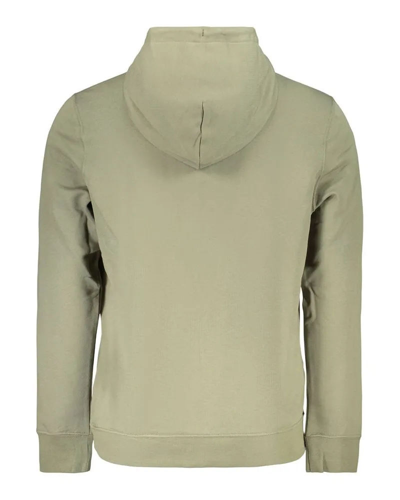 Calvin Klein Cotton Logo Hoodie — Green Green