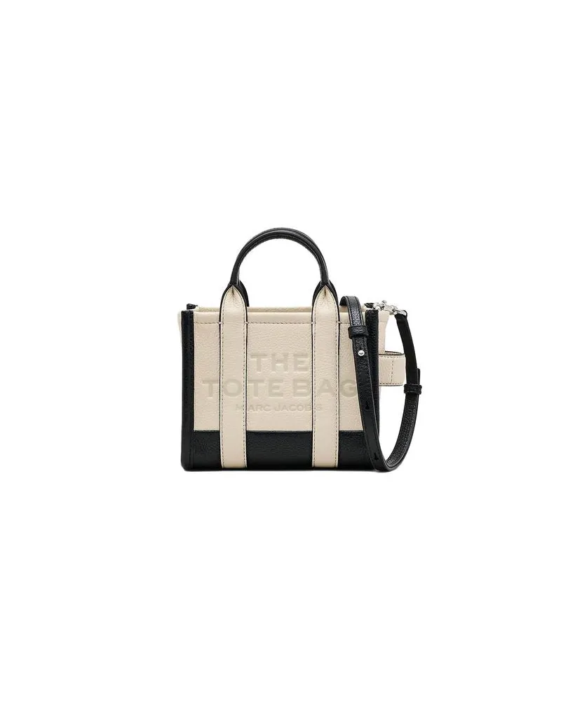 Marc Jacobs Women's Satchel Ivory Multi Cow Leather Tote-bags White