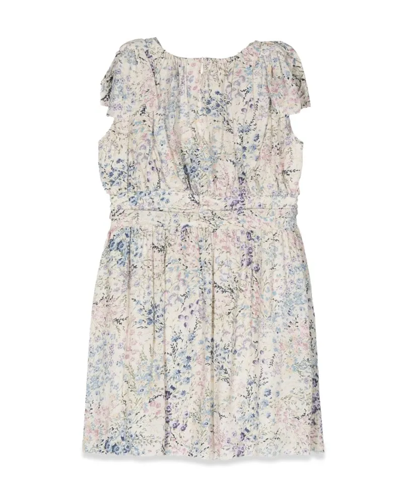 Simonetta Multicolour Viscose Dress — Multicolor Multicolor