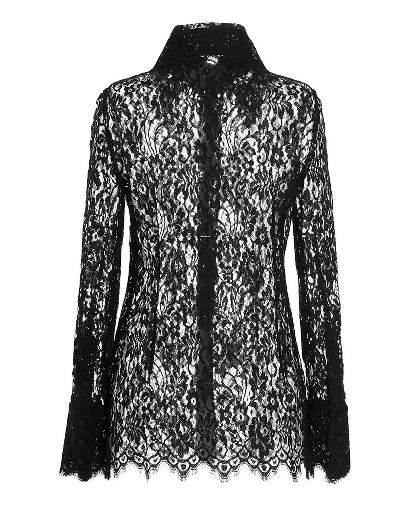Dolce & Gabbana Women's Black Polyamide Blouse Black