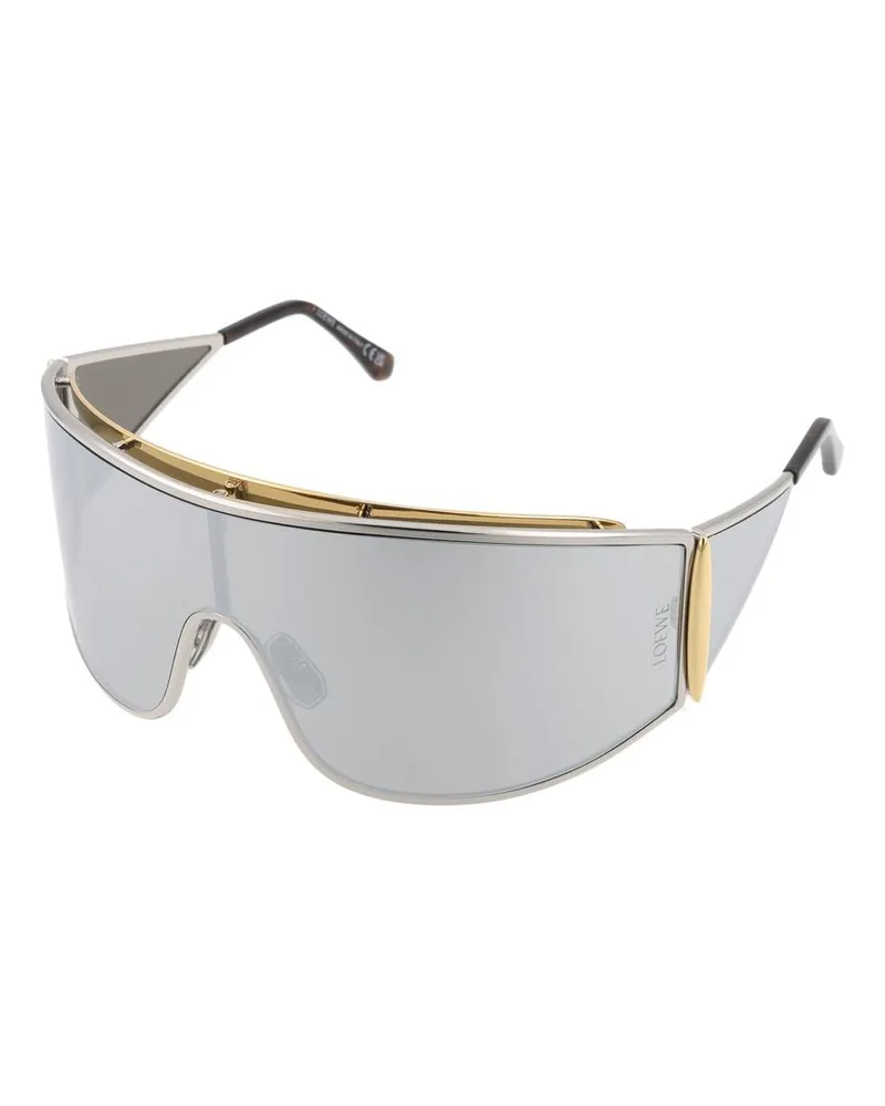 Loewe LW40202U Shield Lens Sunglasses — White White