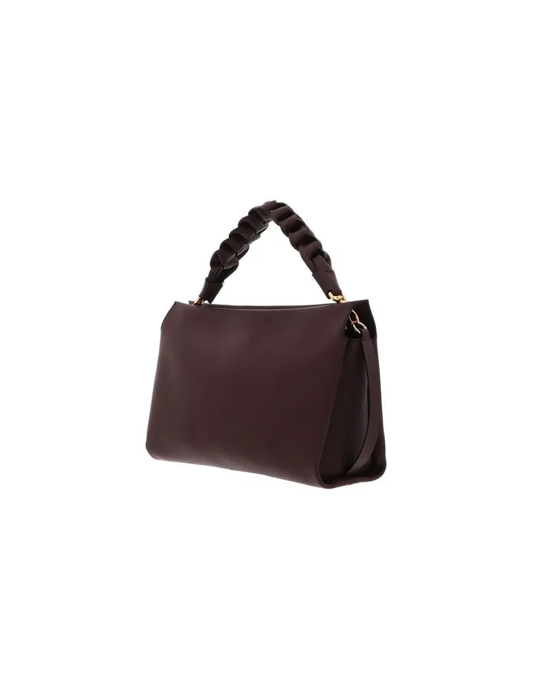 Coccinelle Women's Clutch Bag Berry-Winter Rose Bovine Leather - Clutches Berry/winter Brown