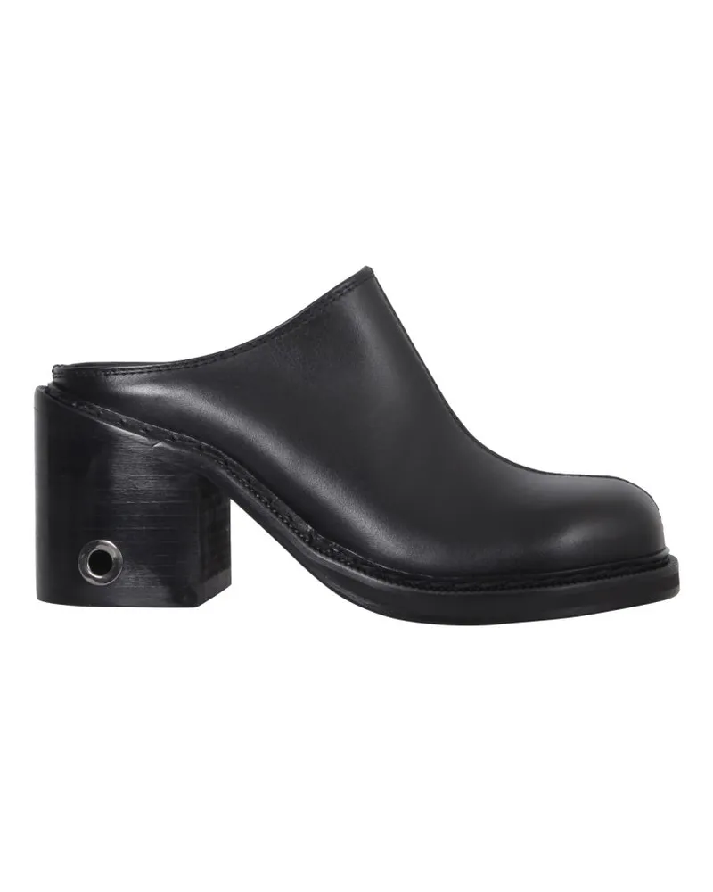 SUNNEI Buco Sabot Sandals — Black Black