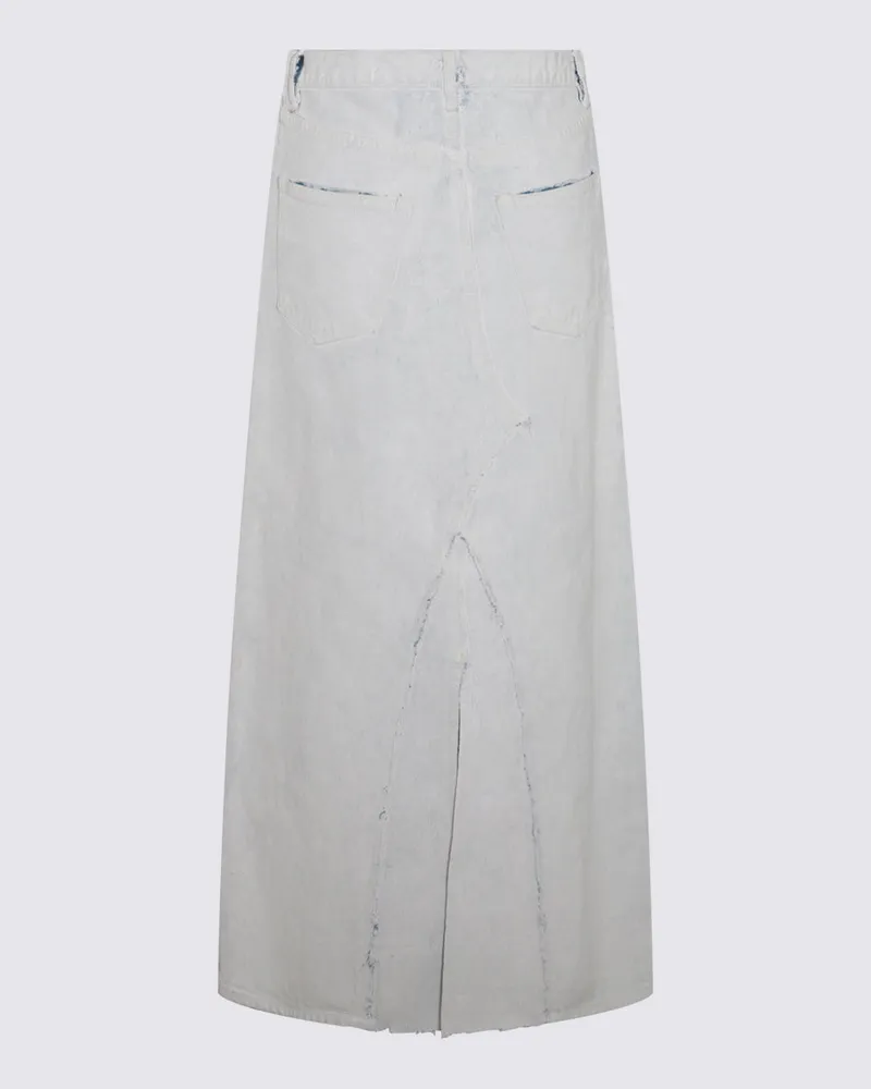 Maison Margiela Women's Skirts White _100 % Co White