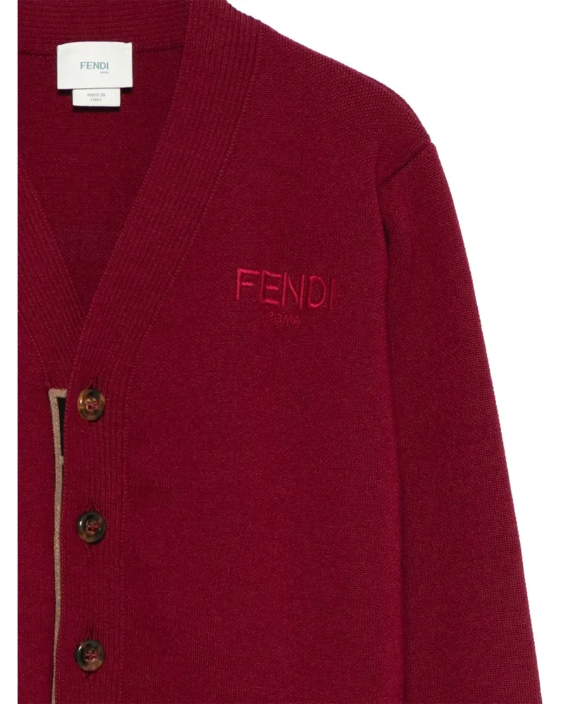 Fendi Virgin Wool Cardigan — Multicolor Multicolor