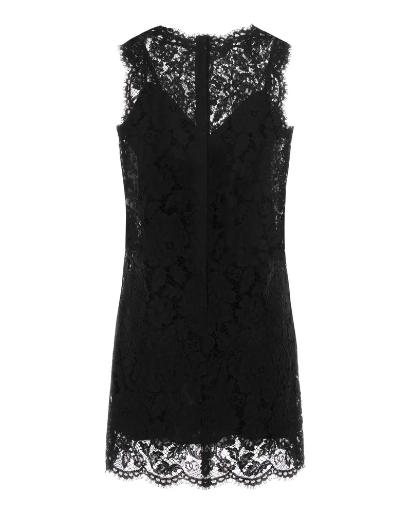 Dolce & Gabbana Women's Black Lace Dress Nero Abiti Black
