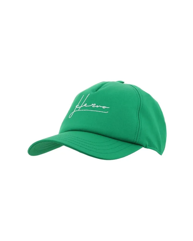 Herno Women's Bicolor Cotton Cap (baseball Hat Green