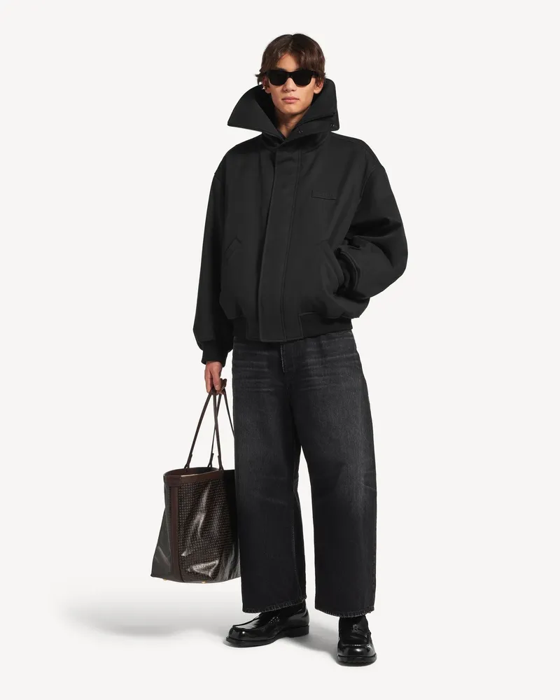 Balenciaga Men's Round Fit Jeans Black Black