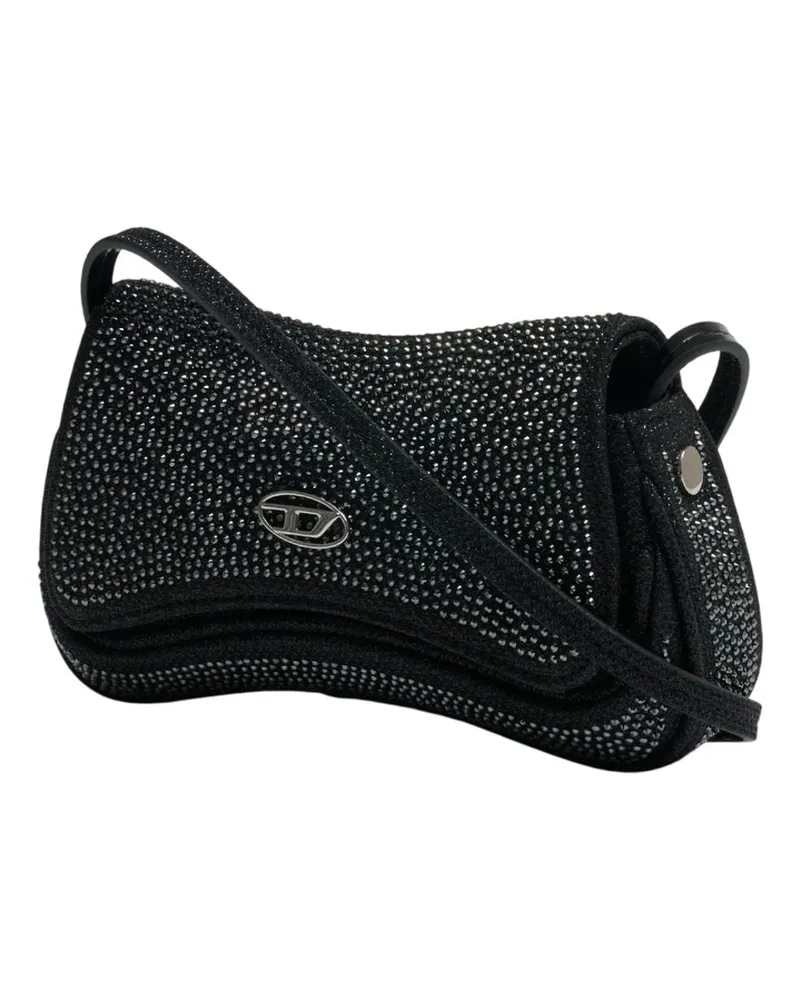 Diesel Women's Play Xs Crossbody Bag Black Synthetic Black